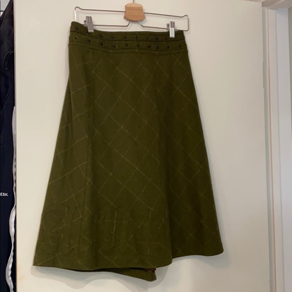 L.A.M.B plaid wool skirt - Picture 4 of 9